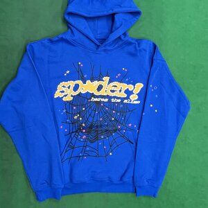 sp5der hoodie in blue unisex